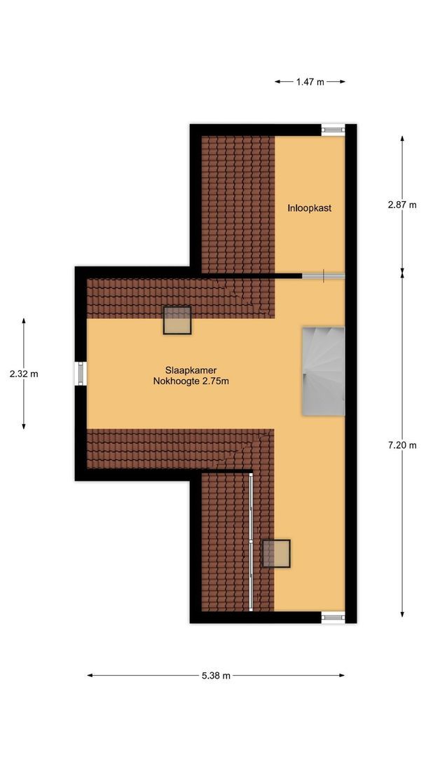 Hendrik Valkenburglaantje 2 B, Laren plattegrond-2