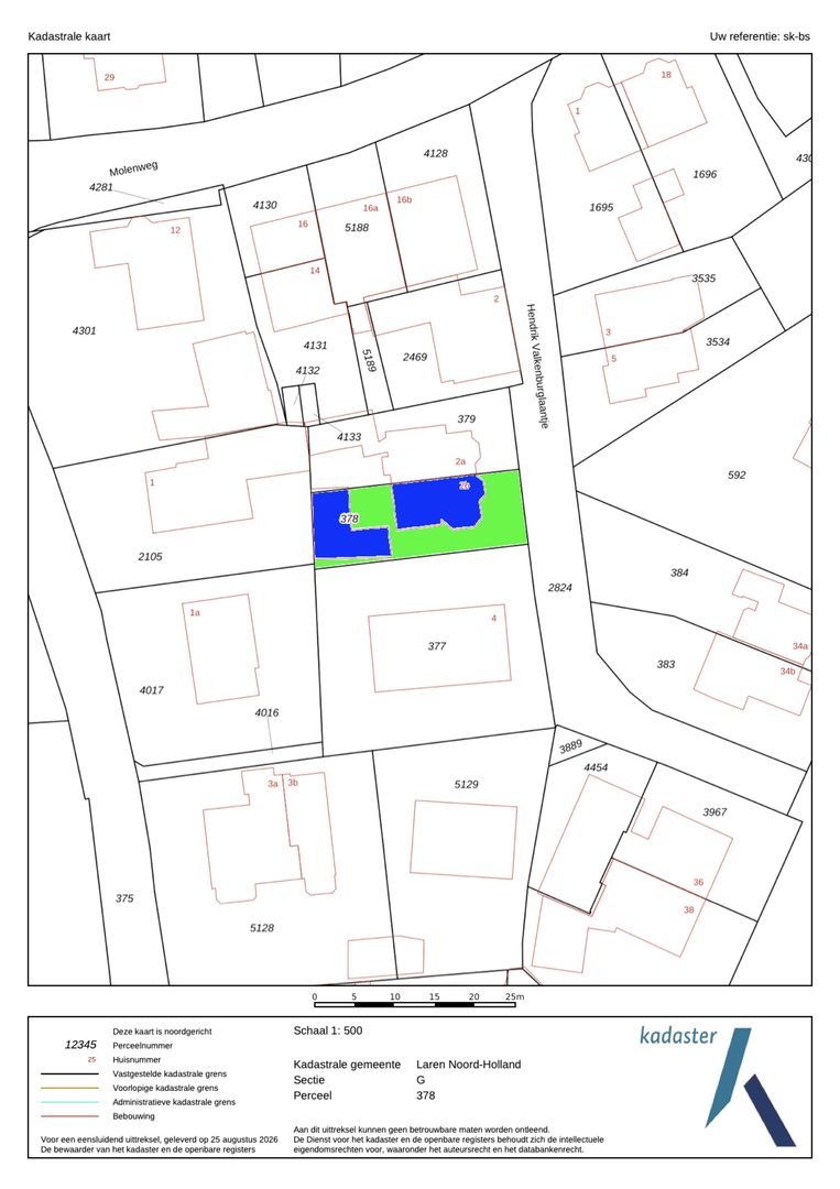Hendrik Valkenburglaantje 2 B, Laren plattegrond-5