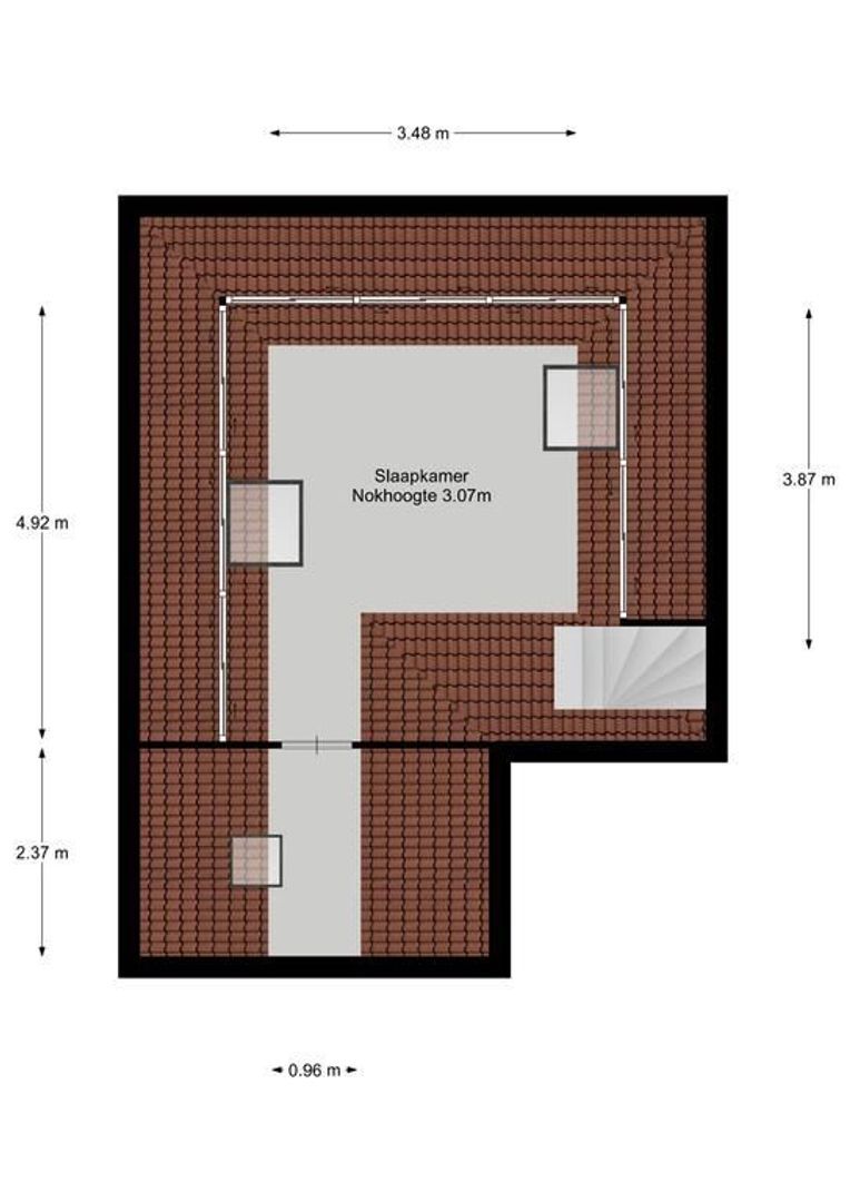 Nieuwlarenweg 18, Laren plattegrond-2