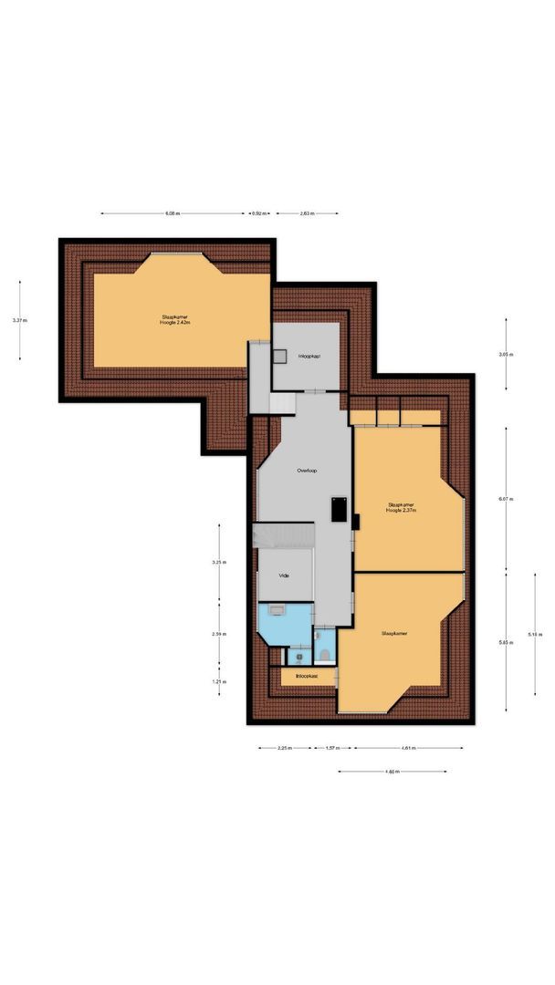 Breeweg 8, Laren plattegrond-3