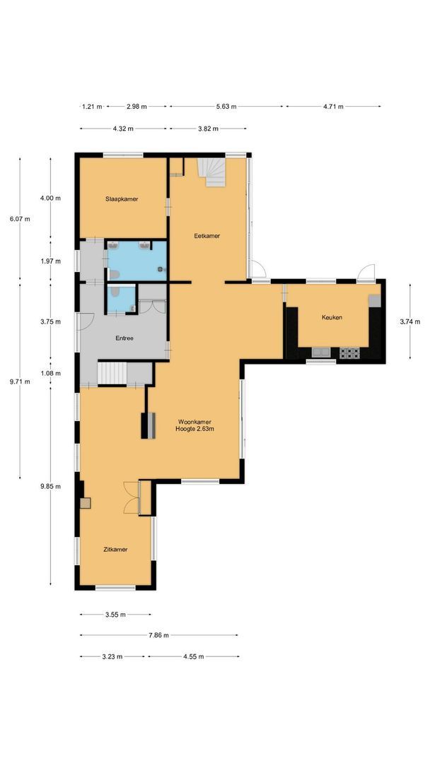 Eemnesserweg 19 c, Blaricum plattegrond-0