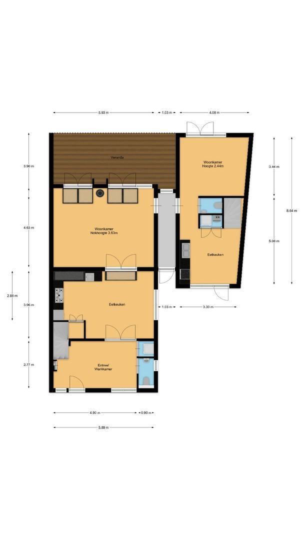 Wagenpad 3 a, Laren plattegrond-0