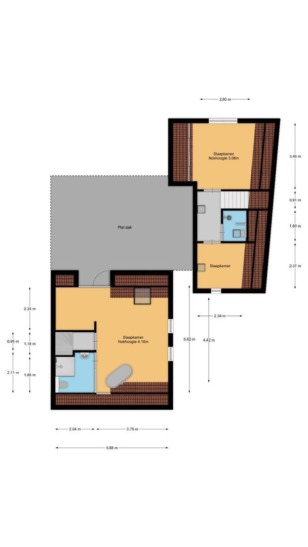Wagenpad 3 a, Laren plattegrond-1