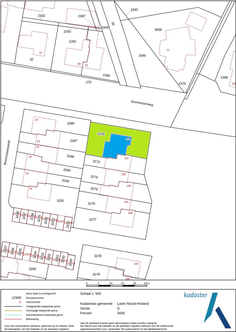 Gooiergracht 199, Laren plattegrond-3