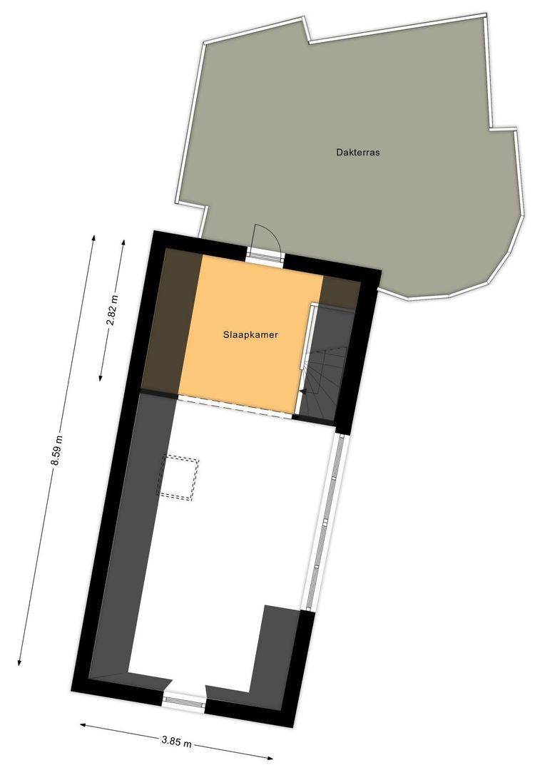 Atelierweg 3, Blaricum plattegrond-2
