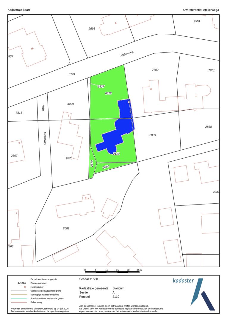 Atelierweg 3, Blaricum plattegrond-4