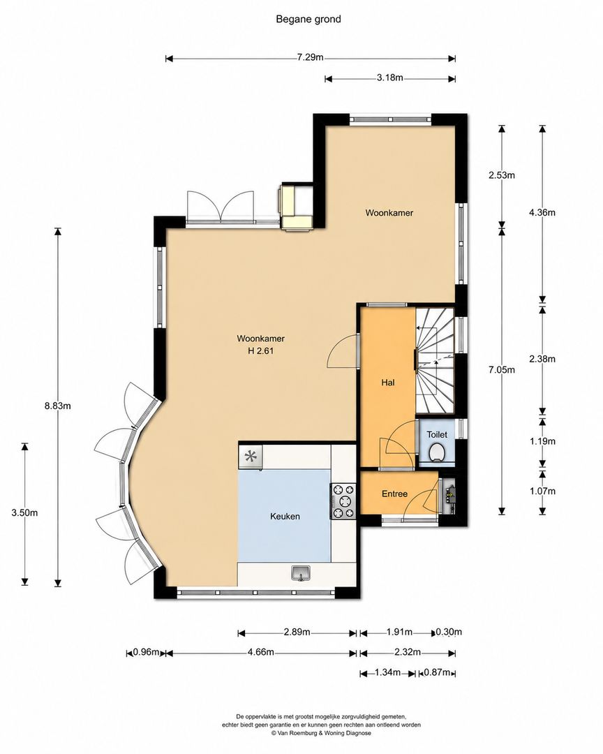 William Singerweg 3 a, Blaricum plattegrond-0