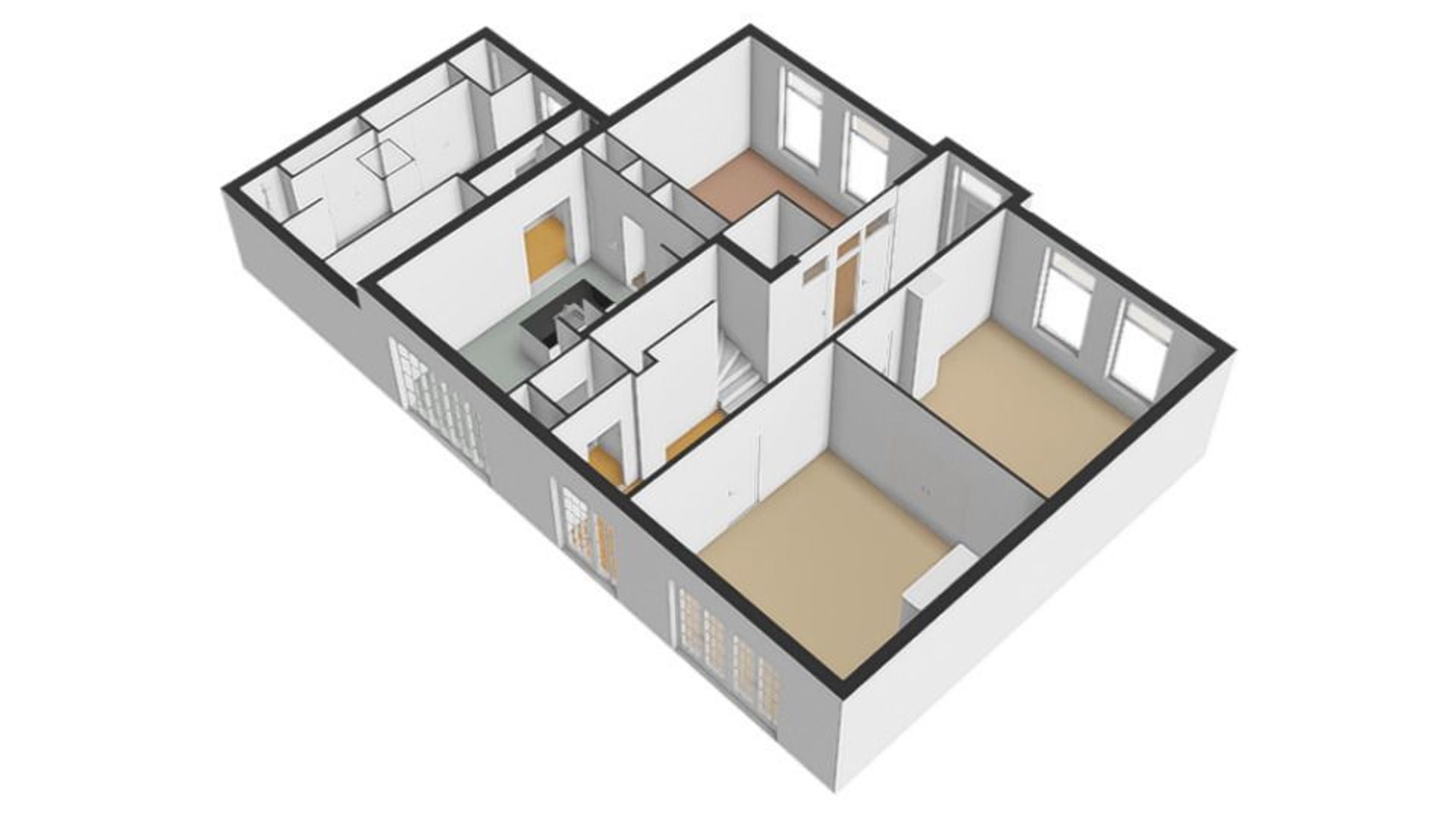 Voorstraat 35, Beesd plattegrond-1