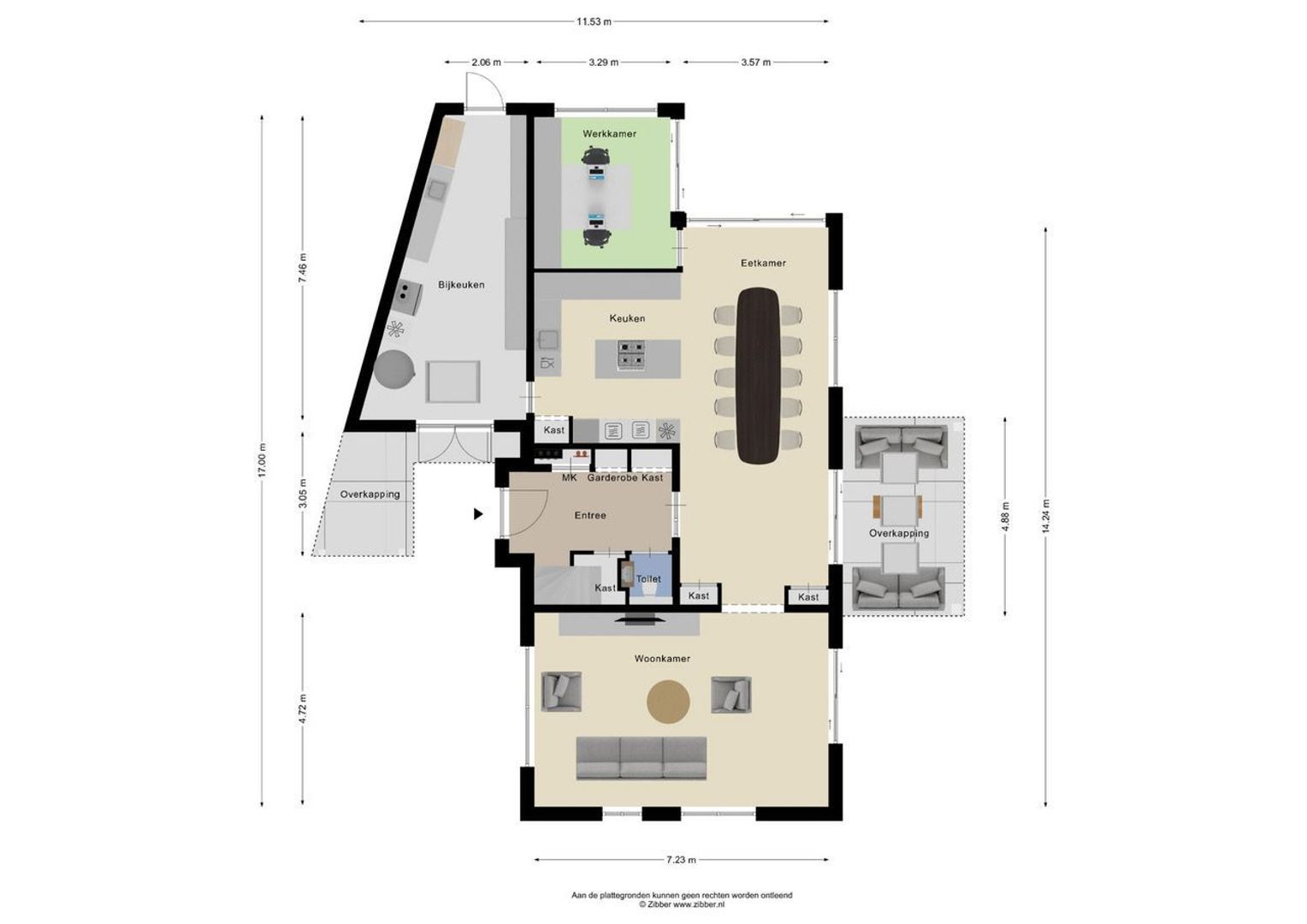 Hubert van Schonauwenlaan 4, Culemborg plattegrond-0