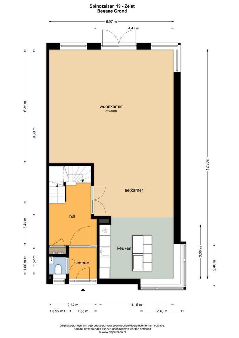 Spinozalaan 19, Zeist plattegrond-2
