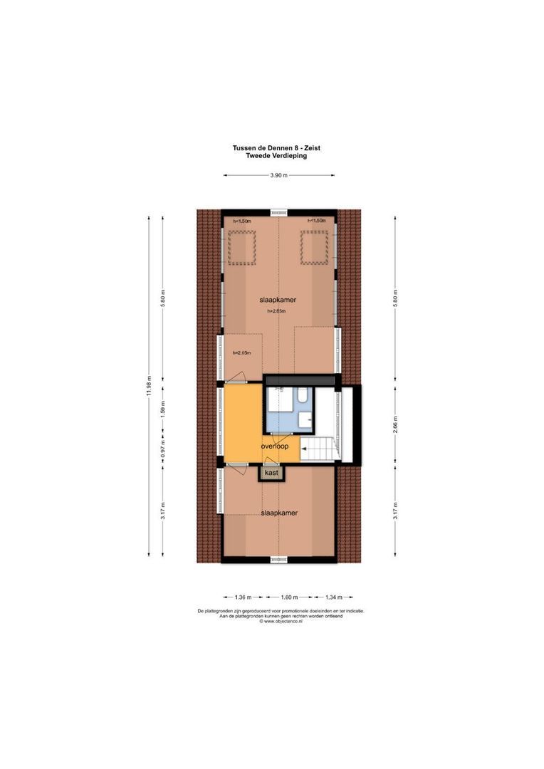 Tussen de Dennen 8, Zeist plattegrond-4