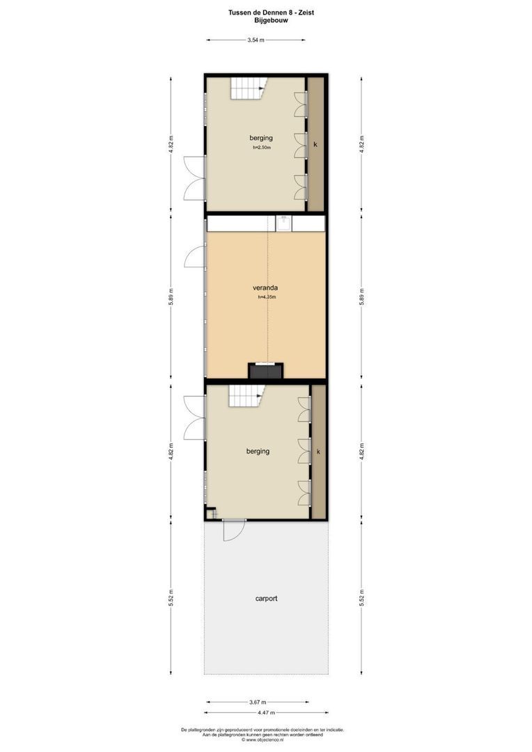 Tussen de Dennen 8, Zeist plattegrond-8