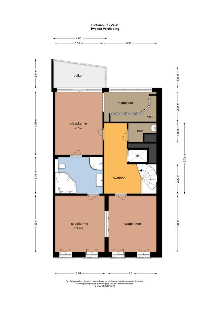 Slotlaan 82, Zeist plattegrond-4