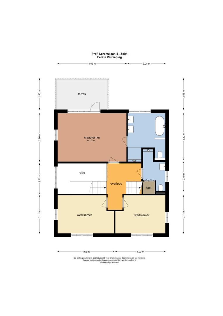 Prof. Lorentzlaan 4, Zeist plattegrond-2