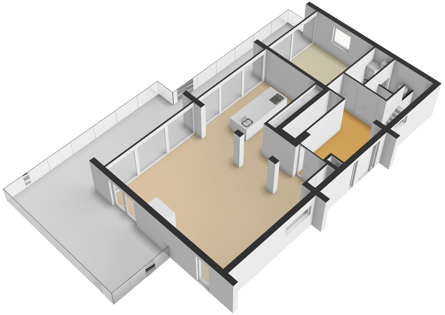 Achthoven 31, Lexmond plattegrond-1