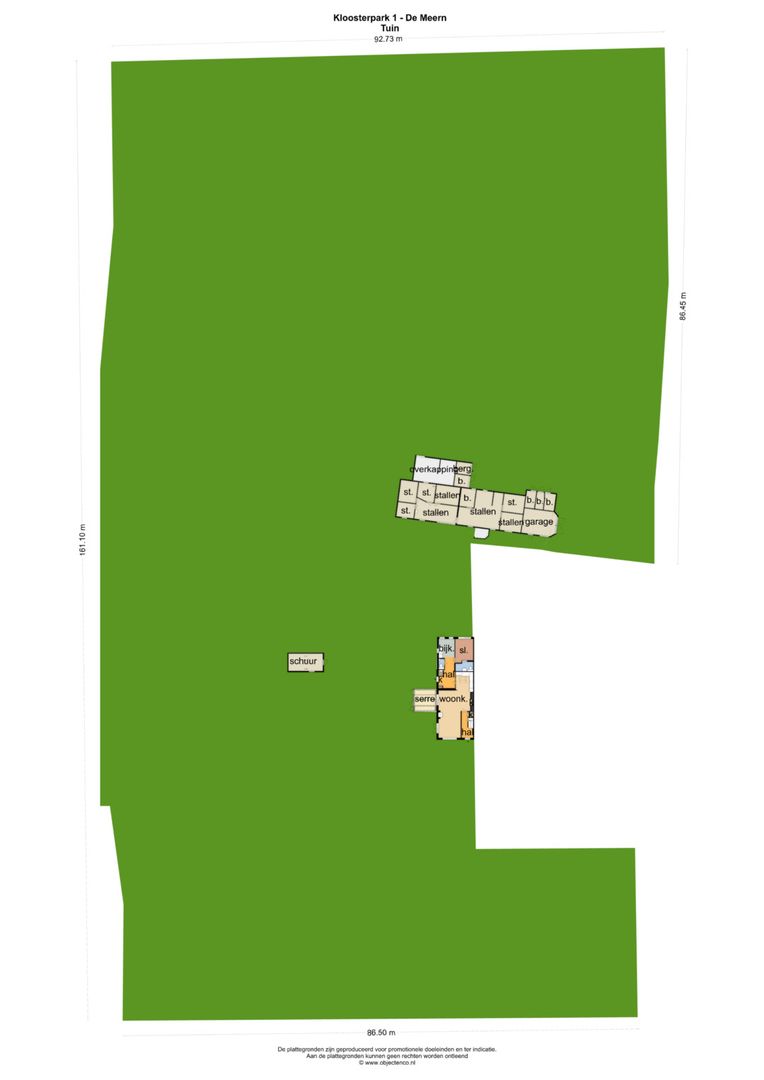 Kloosterpark 1, De Meern plattegrond-0