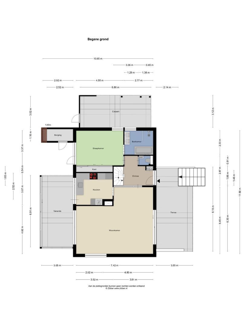 Duinweg 9, Renesse plattegrond-0