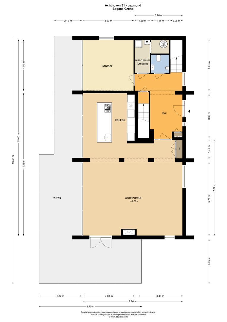 Achthoven 31, Lexmond plattegrond-0