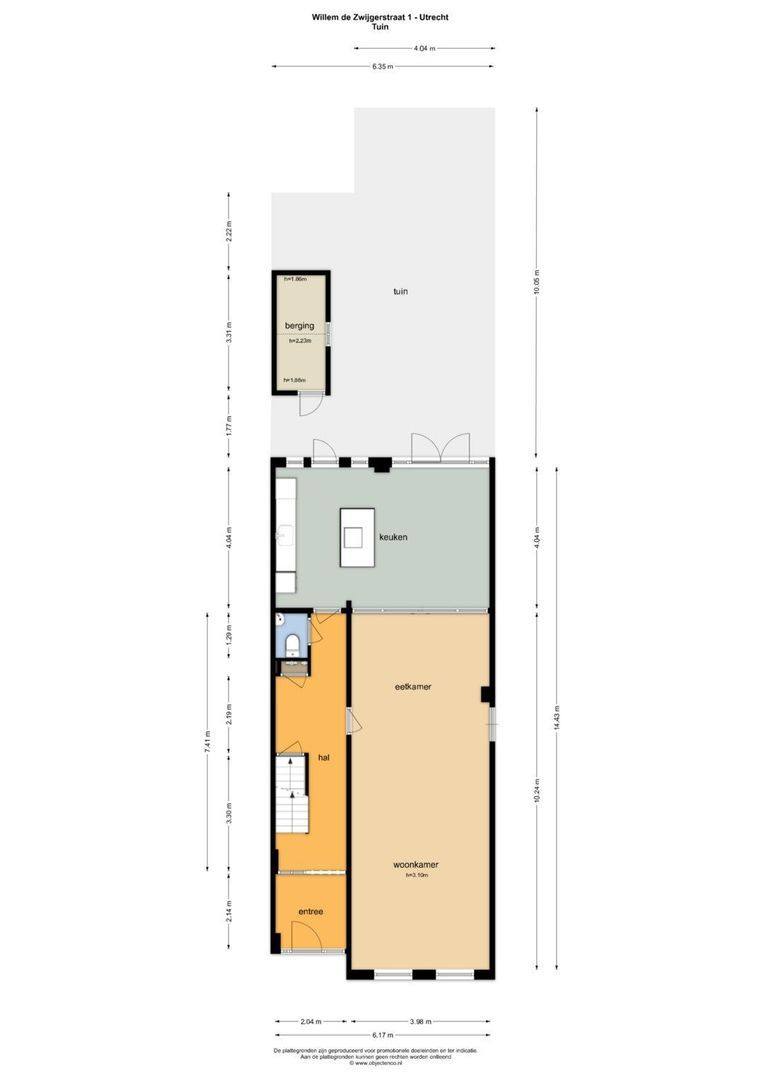 Willem de Zwijgerstraat 1, Utrecht plattegrond-6