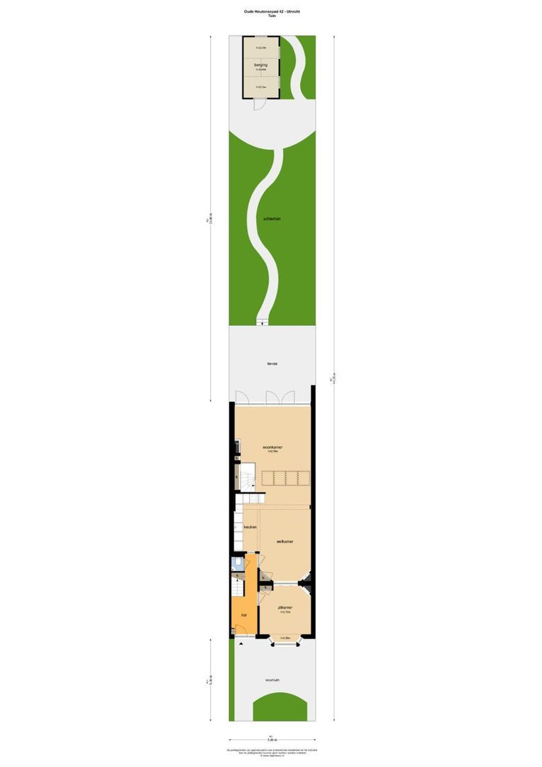 Oude Houtensepad 42, Utrecht plattegrond-0