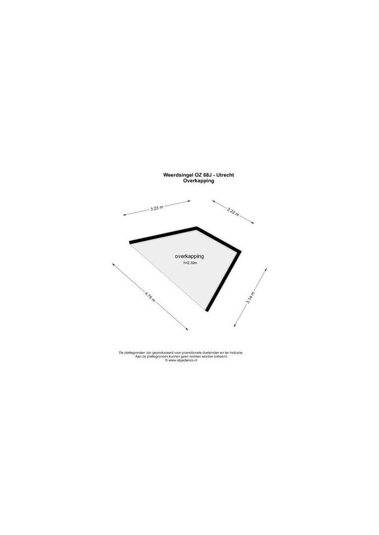 Weerdsingel O.Z. 68 J, Utrecht plattegrond-2