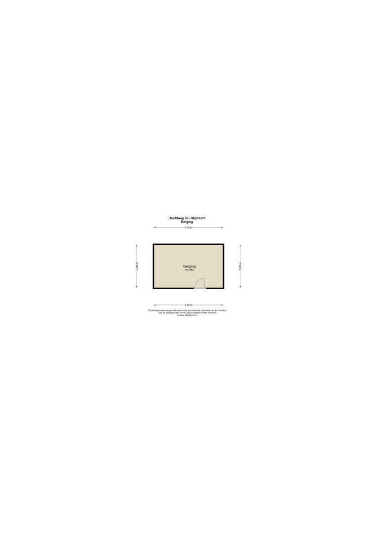 Hoofdweg 3 J, Mijdrecht plattegrond-2