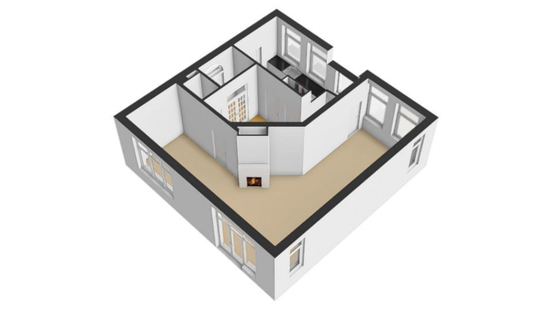 Kerkdijk 51, Westbroek plattegrond-1