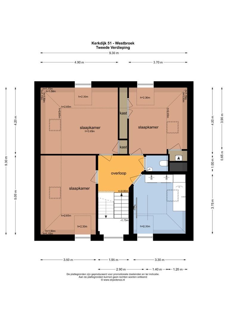 Kerkdijk 51, Westbroek plattegrond-4