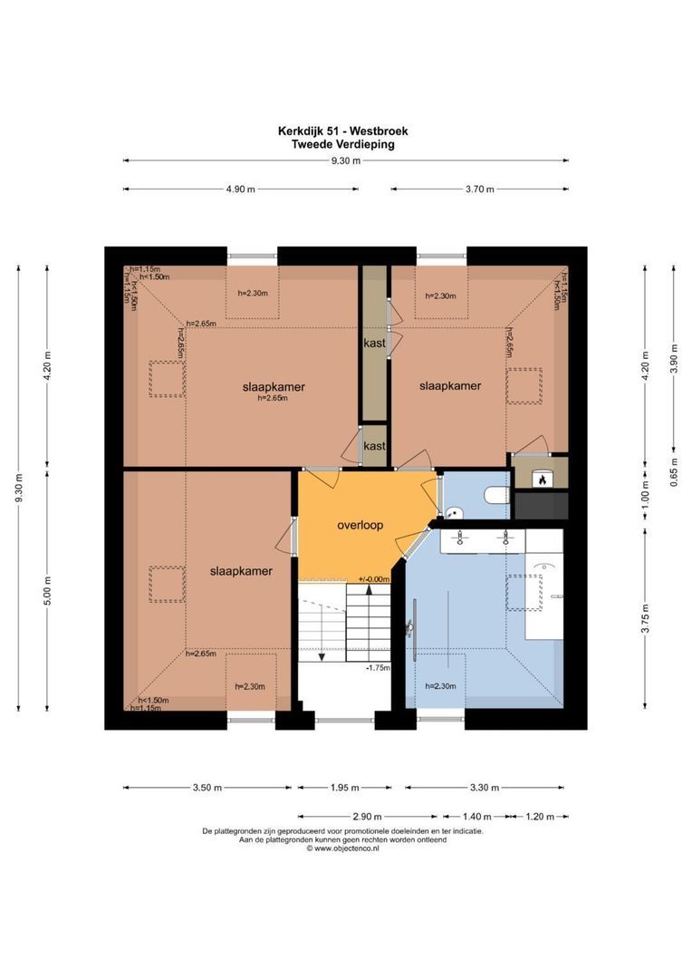 Kerkdijk 51, Westbroek plattegrond-4