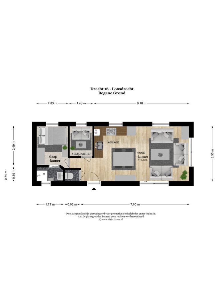 Drecht 16, Loosdrecht plattegrond-0