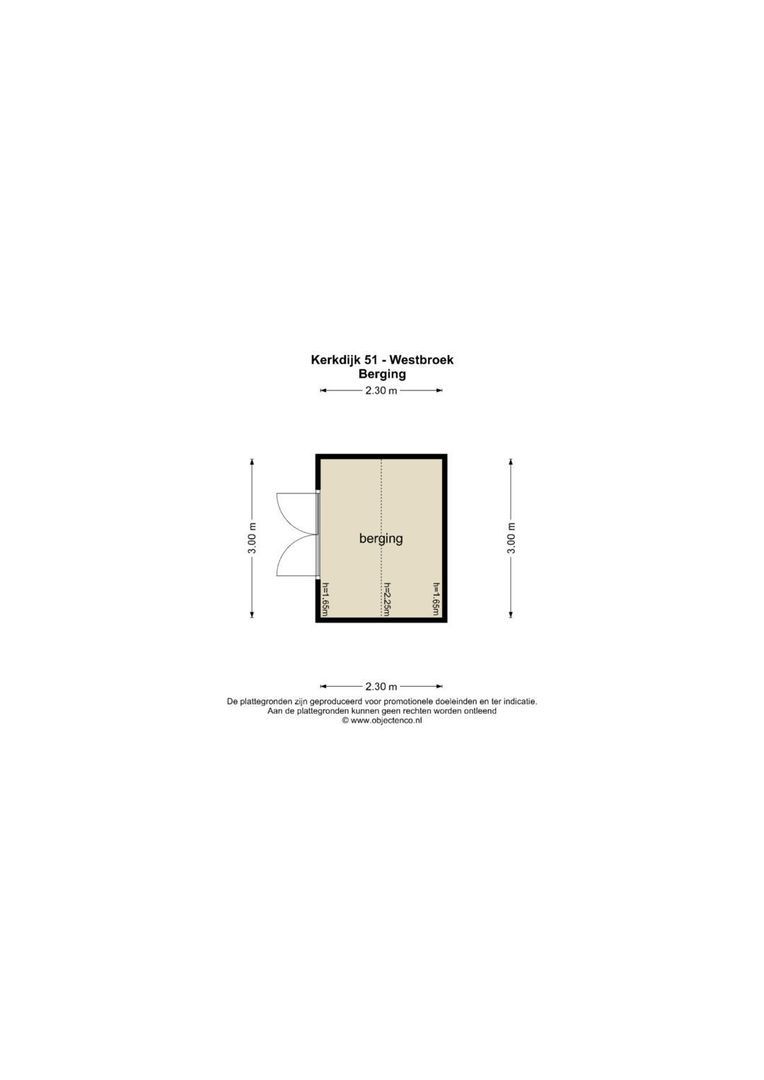 Kerkdijk 51, Westbroek plattegrond-10