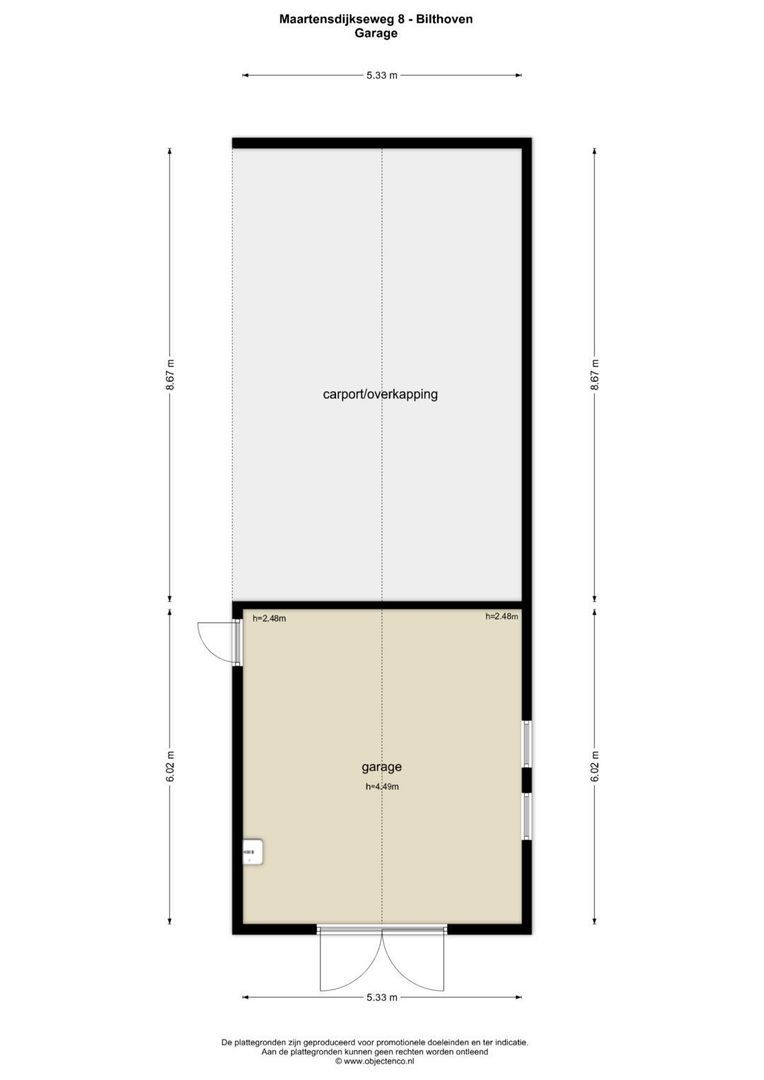 Maartensdijkseweg 8, Bilthoven plattegrond-6