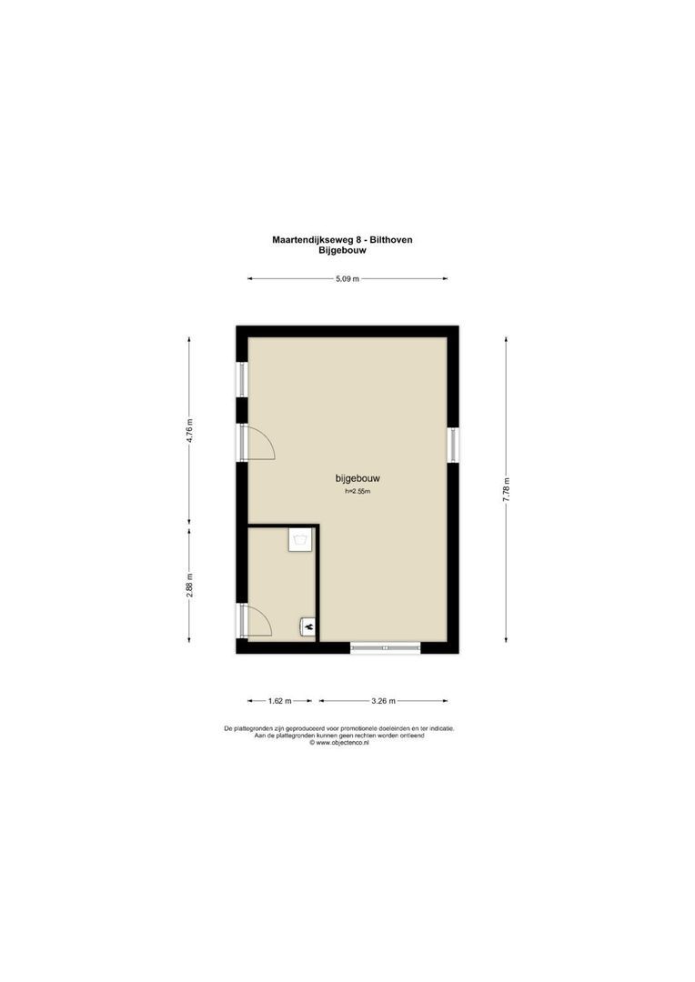 Maartensdijkseweg 8, Bilthoven plattegrond-4