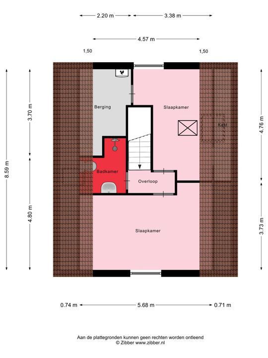 Ferlinge Stasjonsstrjitte 108, De Westereen plattegrond-20