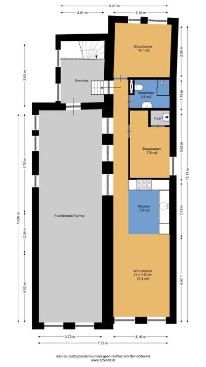Hoogstraat 22, Waagstraat 2 & 2a 0 ong, Dokkum plattegrond-32