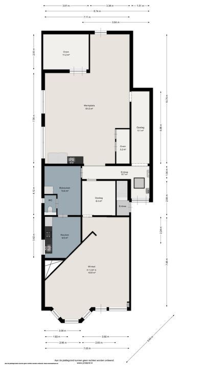 Middenstreek 12 A B 0 ong, Schiermonnikoog plattegrond-43