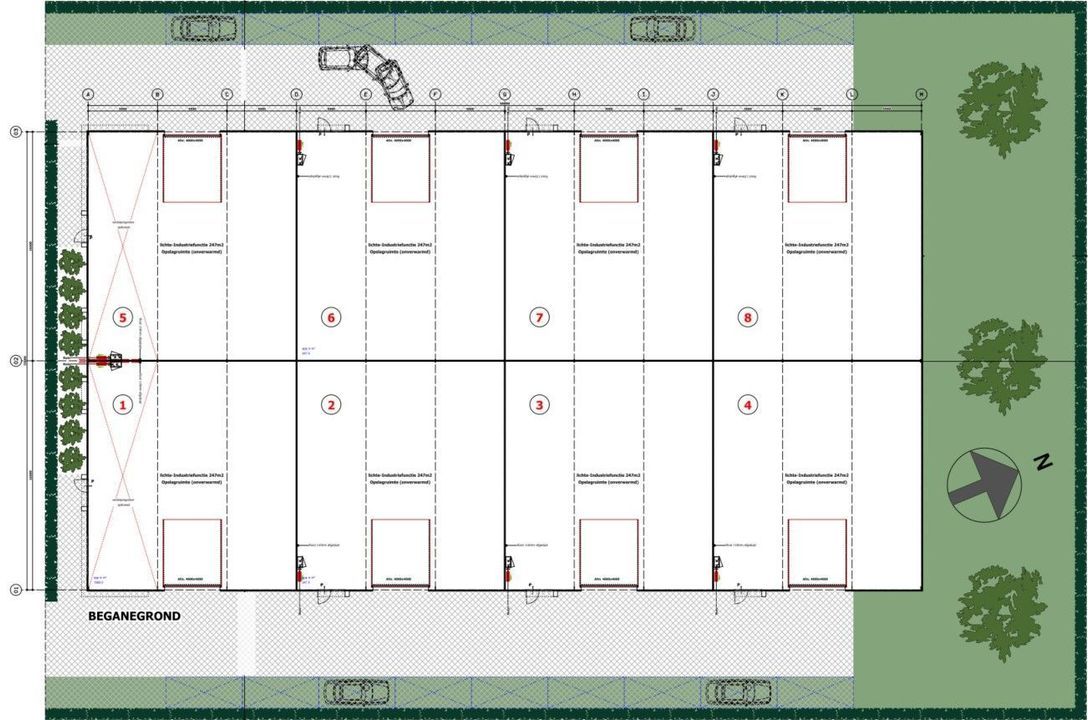 Windoweg 0 ong, Dokkum plattegrond-5