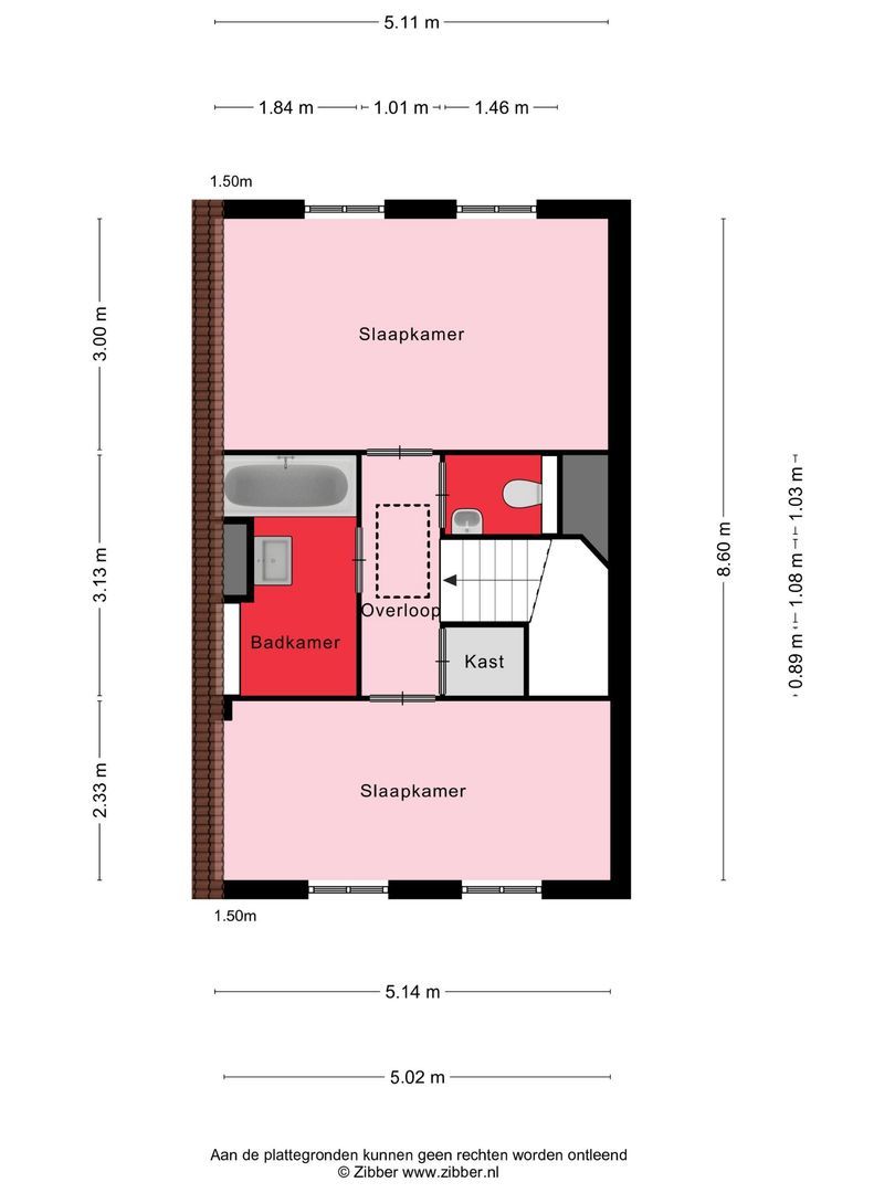 Suderskâns 34 423, Eanjum plattegrond-2