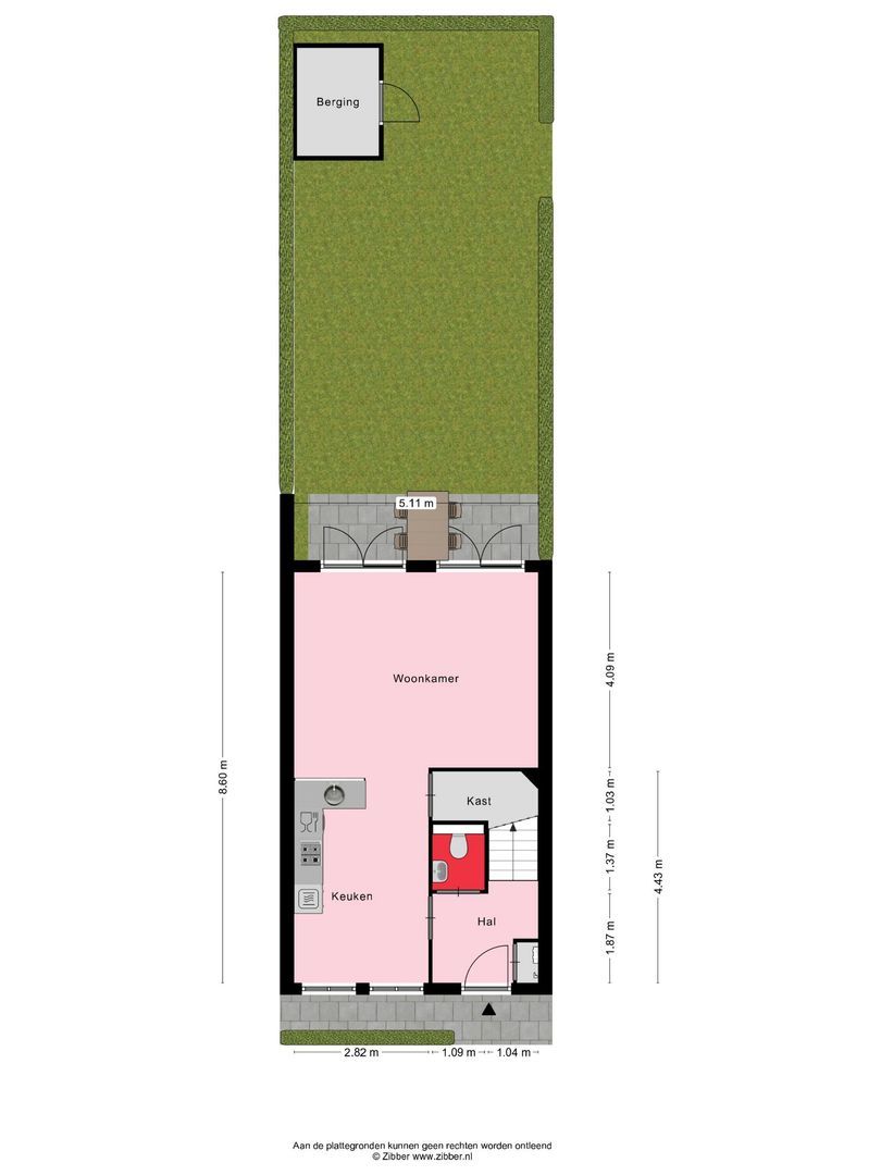 Suderskâns 34 423, Eanjum plattegrond-0