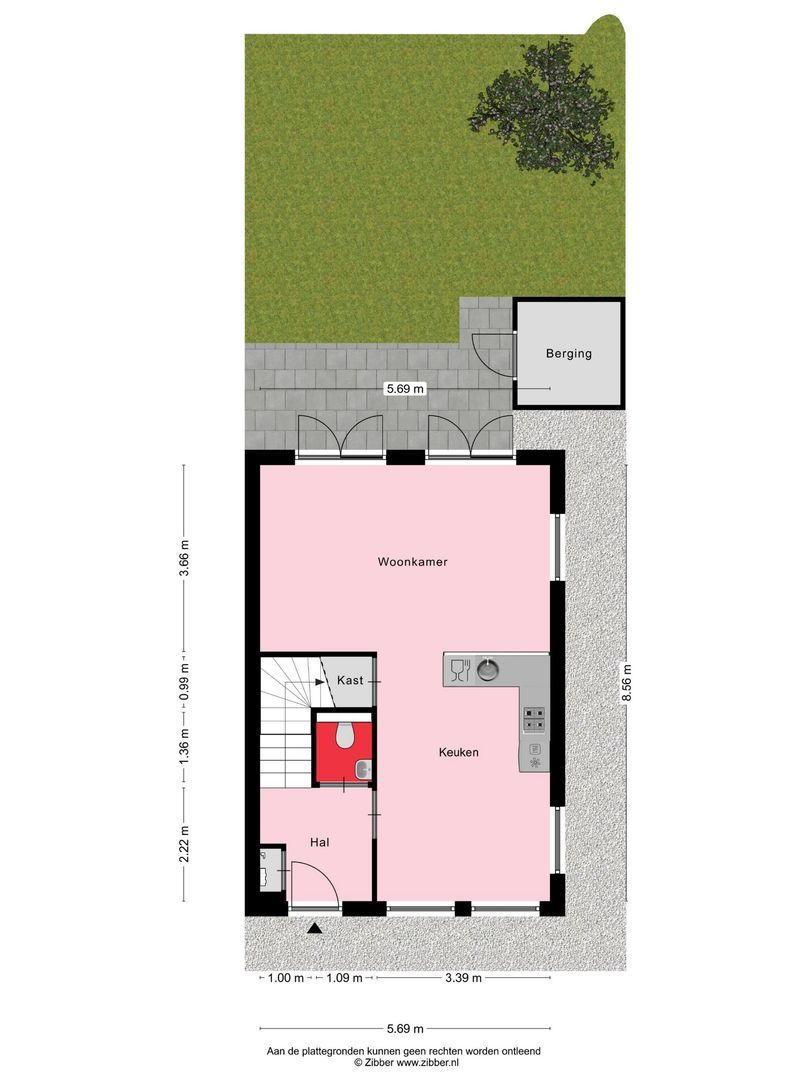 Noarderskâns 15 101, Eanjum plattegrond-0