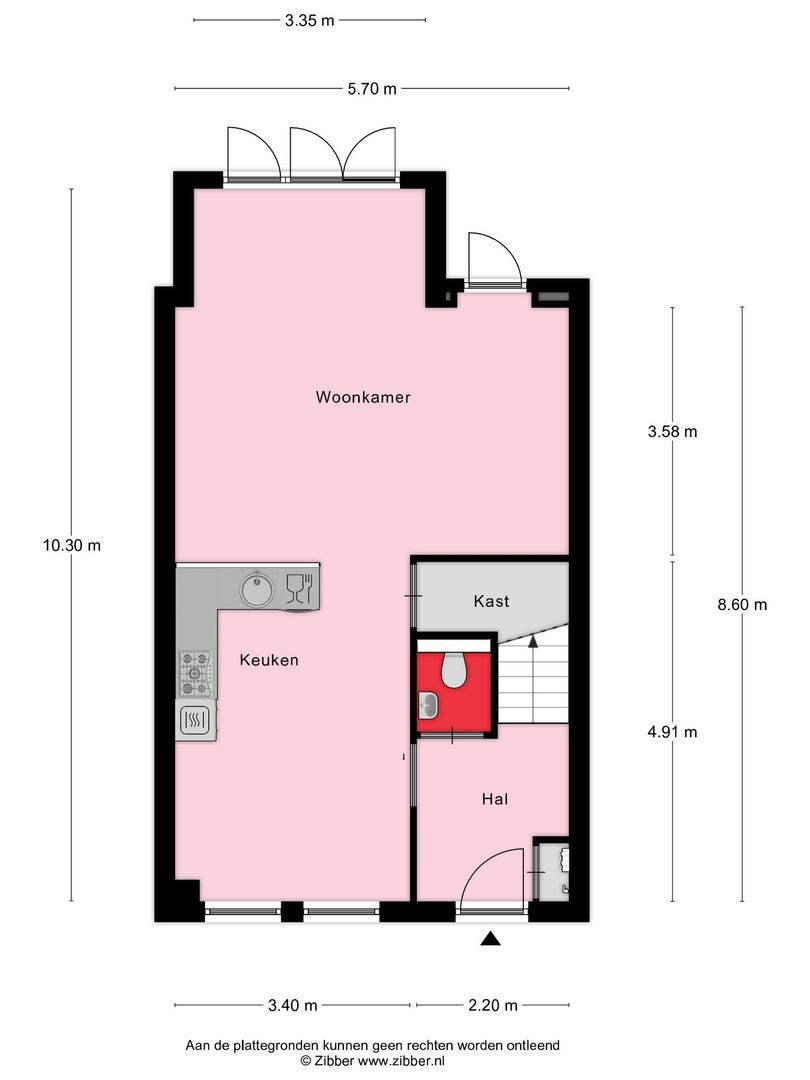 Easterskâns 7 228, Eanjum plattegrond-1