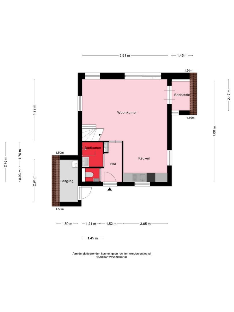 De Rug 3 35, Lauwersoog plattegrond-1