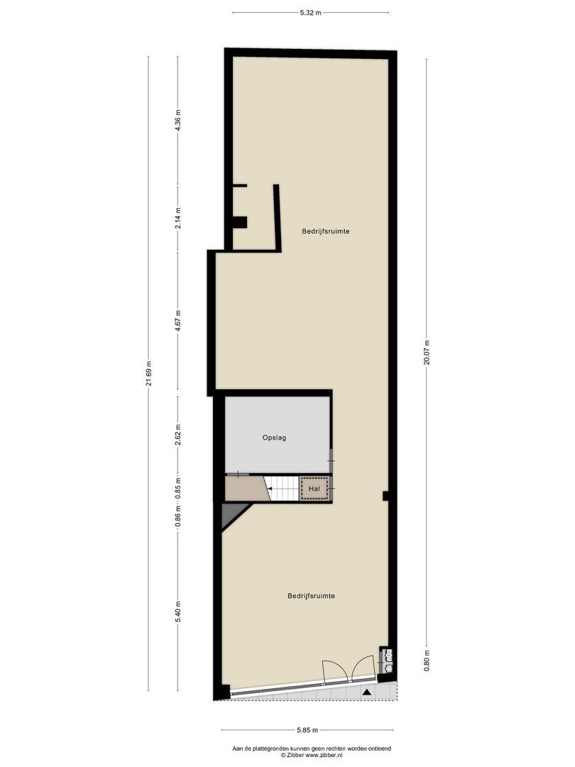 Nauwstraat 6, Dokkum plattegrond-0