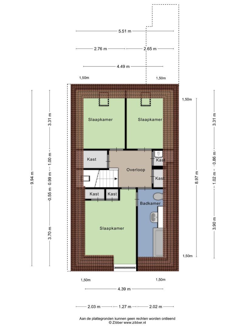 Nauwstraat 6, Dokkum plattegrond-2