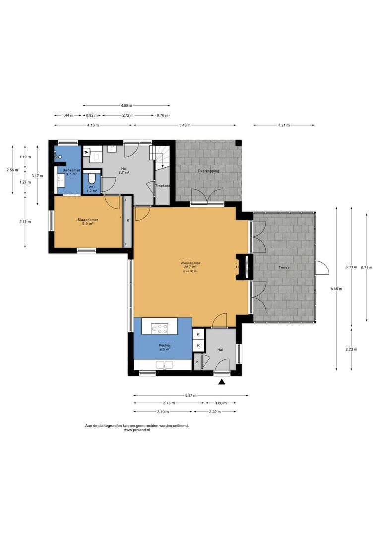 Badweg 16, Schiermonnikoog plattegrond-1