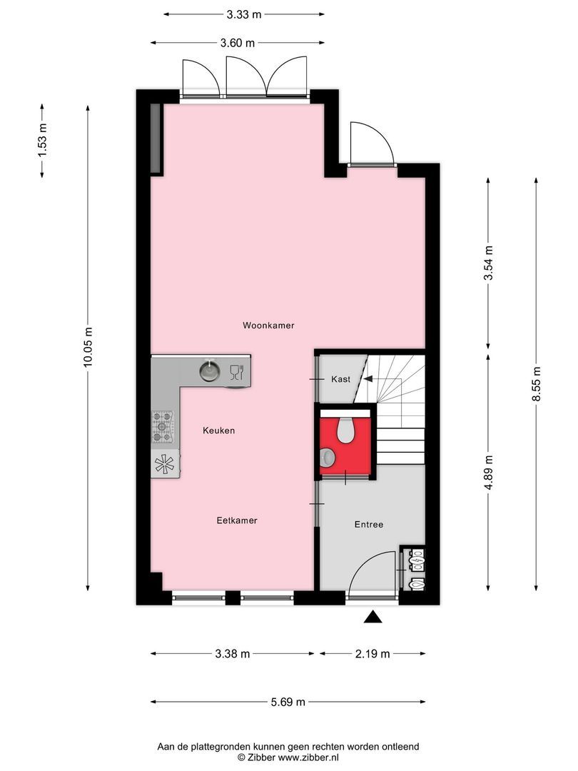 Easterskâns 29 212, Eanjum plattegrond-1