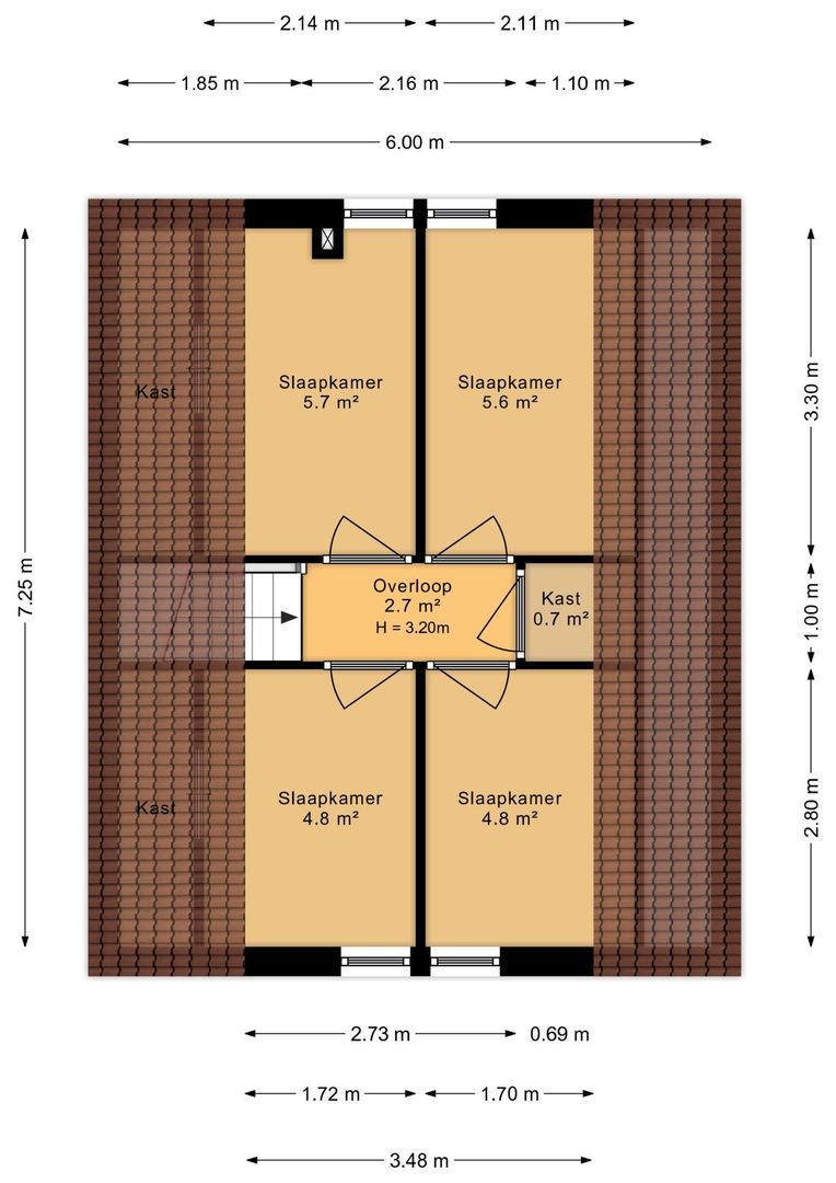 Badweg 0 ong, Schiermonnikoog plattegrond-2
