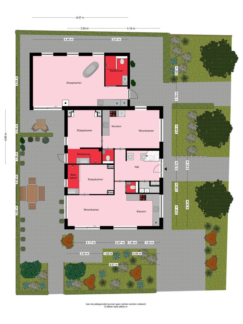 Obbe Edskesstraat 3, Nes plattegrond-0