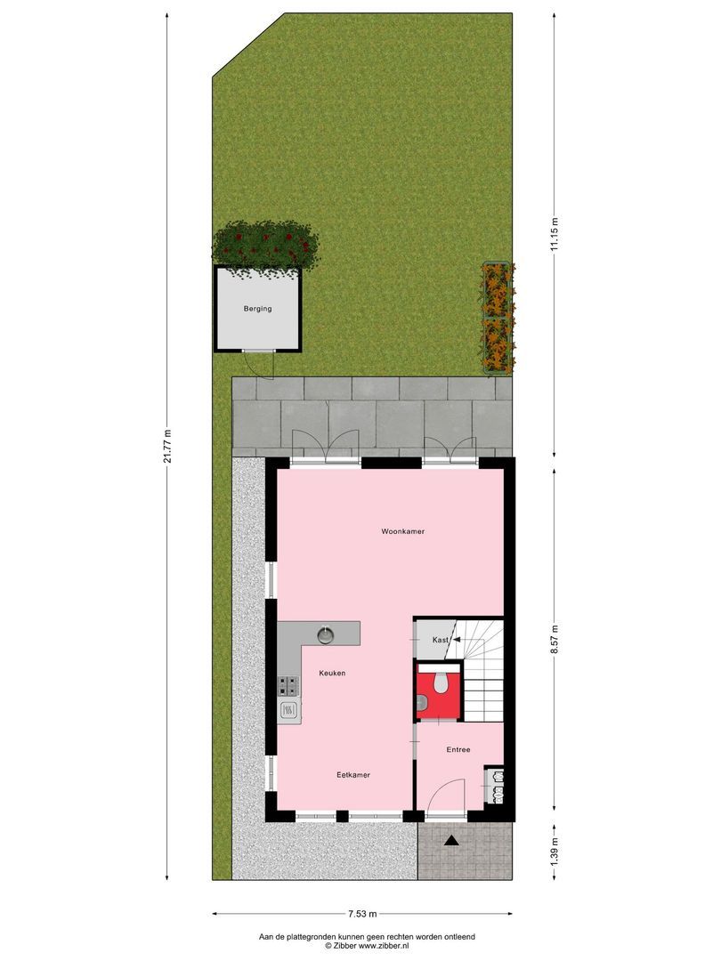 Easterskâns 18 201, Eanjum plattegrond-0