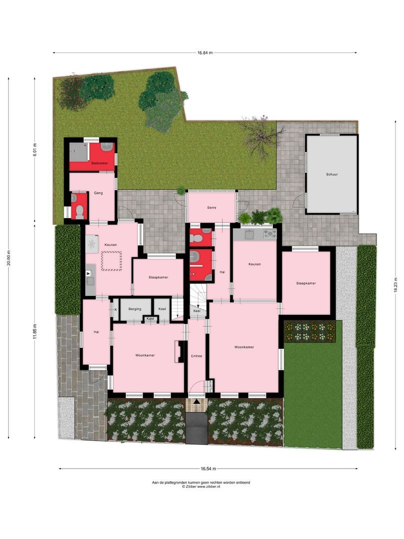 De Buorren 30, Peazens plattegrond-0
